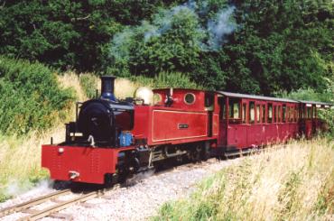 No. 9 'Mark Timothy' on test at the Perrygrove Railway